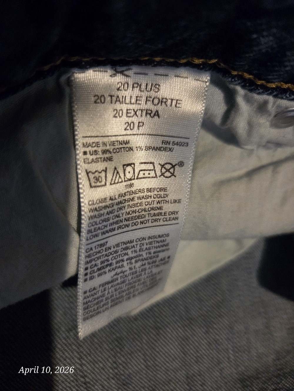 Women's Old Navy Boyfriend Size 20 Plus - Picture 4 of 4